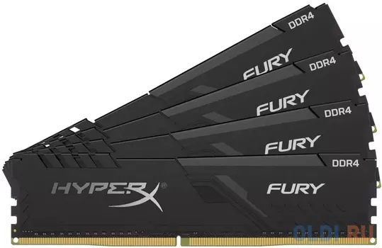 Оперативная память 128Gb (4x32Gb) PC4-24000 3000MHz DDR4 DIMM CL16 Kingston HX430C16FB3K4/128