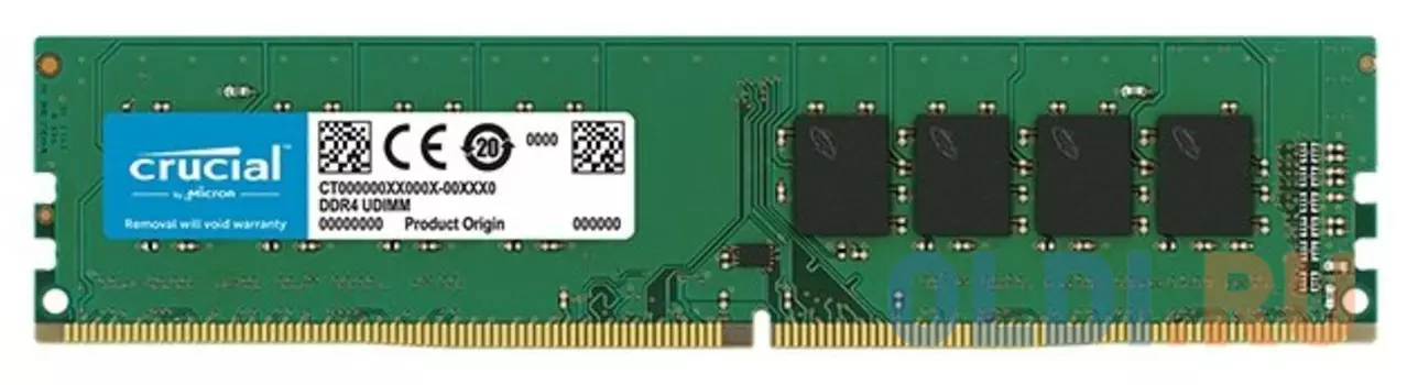 Оперативная память 16Gb (1x16Gb) — DDR4 DIMM CL19 Crucial CT16G4DFS8266