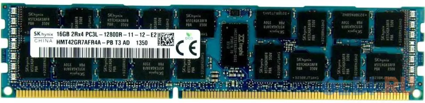 Оперативная память для компьютера Hynix HMT42GR7AFR4A-PB DIMM 16Gb DDR3 1600MHz