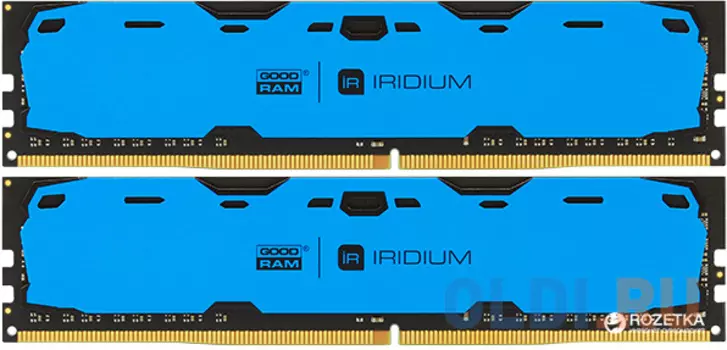 Оперативная память 16Gb (2x8Gb) PC4-19200 2400MHz DDR4 DIMM CL15 Goodram IR-B2400D464L15S/16GDC