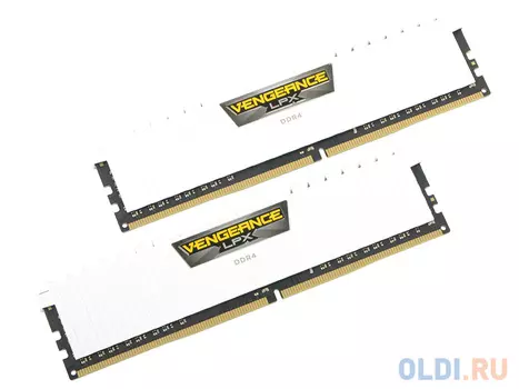 Оперативная память 16Gb (2x8Gb) PC4-21300 2666MHz DDR4 DIMM Corsair CMK16GX4M2A2666C16W