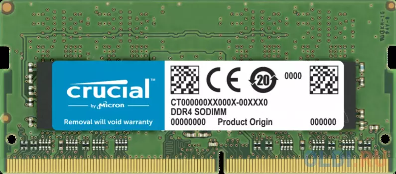 Оперативная память для компьютера Crucial CT32G4SFD8266 SO-DIMM 32Gb DDR4 2666MHz