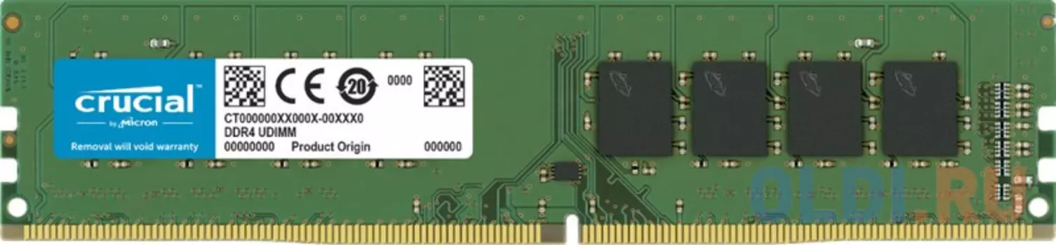 Оперативная память для компьютера Crucial CT32G4DFD832A DIMM 32Gb DDR4 3200 MHz CT32G4DFD832A
