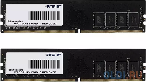 Оперативная память 32Gb (2x16Gb) PC4-21300 2666MHz DDR4 DIMM CL19 Patriot PSD432G2666K