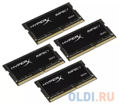 Оперативная память 32Gb (4x8Gb) PC4-19200 2400MHz DDR4 SO-DIMM CL15 Kingston HX424S15IB2K4/32