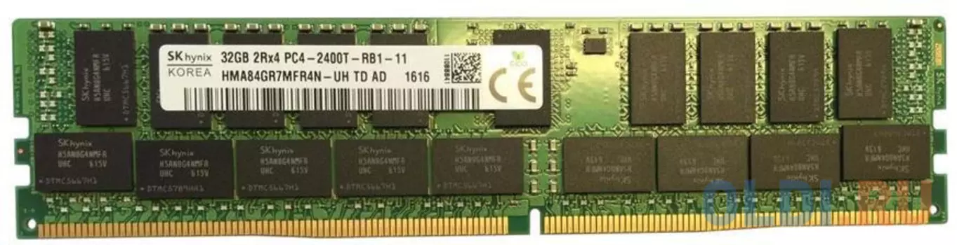 Оперативная память 32Gb PC4-19200 2400MHz DDR4 DIMM Hynix HMA84GR7MFR4N-UH