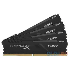 Оперативная память 64Gb (4x16Gb) PC4-21300 2666MHz DDR4 DIMM CL16 Kingston HX426C16FB3K4/64