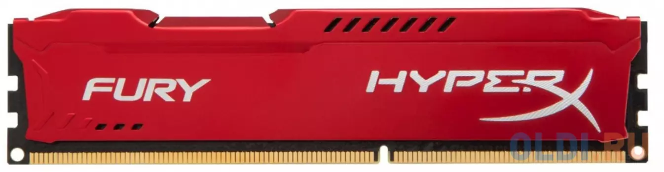 Оперативная память для компьютера Kingston HX313C9FR/8 HyperX FURY Red Series DIMM 8Gb DDR3 1333MHz
