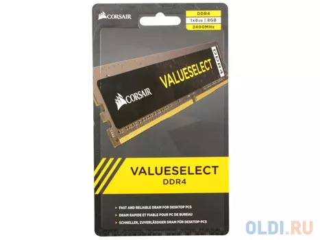 Оперативная память для компьютера Corsair CMV8GX4M1A2400C16 DIMM 8Gb DDR4 2400MHz