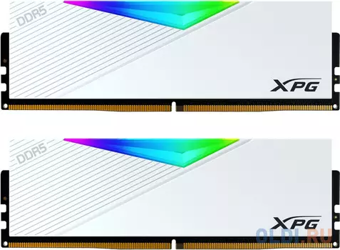 Оперативная память для компьютера A-Data XPG Lancer RGB DIMM 32Gb DDR5 6000 MHz AX5U6000C3016G-DCLARWH