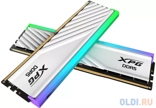 Оперативная память для компьютера ADATA XPG Lancer Blade RGB White DIMM 32Gb DDR5 6400 MHz AX5U6400C3216G-DTLABRWH