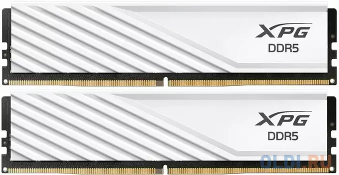 Оперативная память для компьютера ADATA XPG Lancer Blade White DIMM 32Gb DDR5 6400 MHz AX5U6400C3216G-DTLABWH