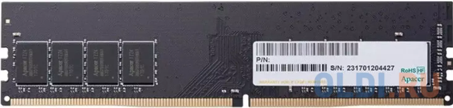 Оперативная память для компьютера Apacer AU16GGB32CSYBGH/EL.16G21.GSH DIMM 16Gb DDR4 3200 MHz AU16GGB32CSYBGH/EL.16G21.GSH