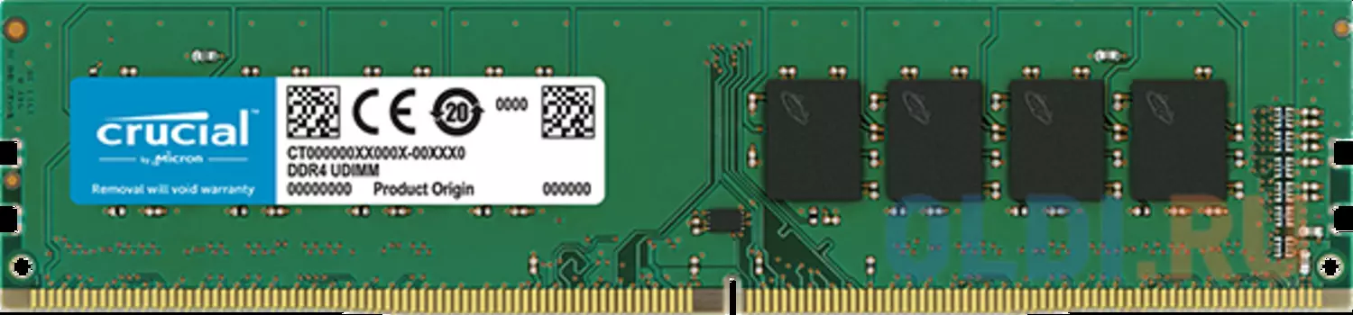 Оперативная память для компьютера Crucial CT8G4DFS832A DIMM 8Gb DDR4 3200 MHz CT8G4DFS832A