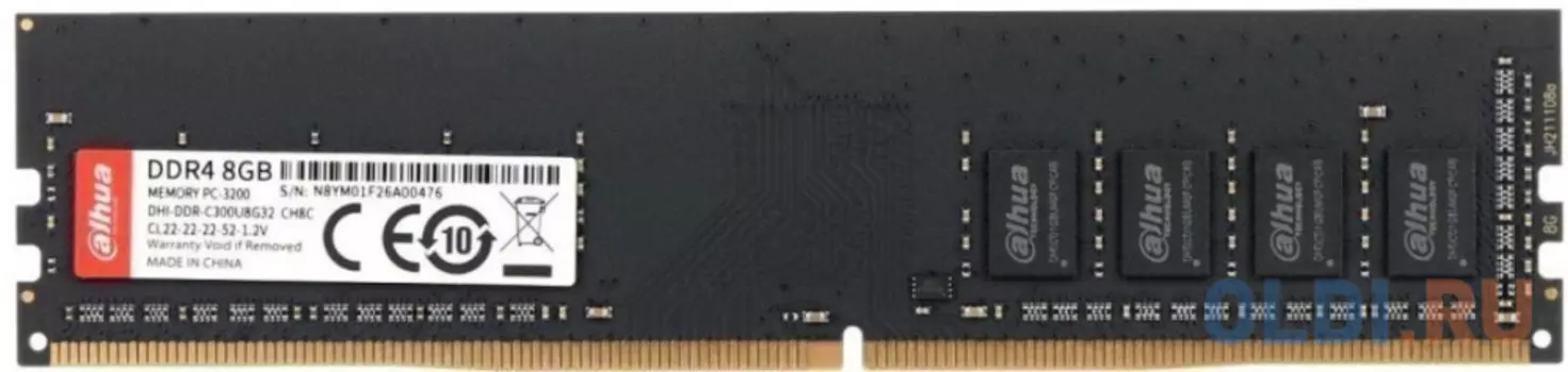 Оперативная память для компьютера Dahua DHI-DDR-C300U8G32 DIMM 8Gb DDR4 3200 MHz DHI-DDR-C300U8G32