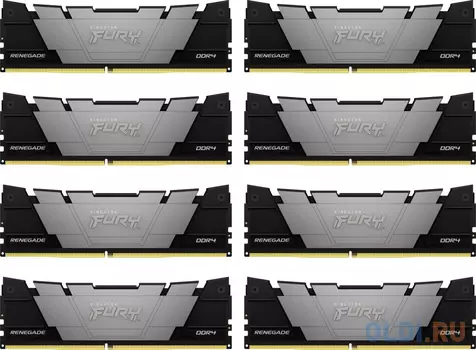 Оперативная память для компьютера Kingston Fury Renegade DIMM 256Gb DDR4 3200 MHz KF432C16RB2K8/256