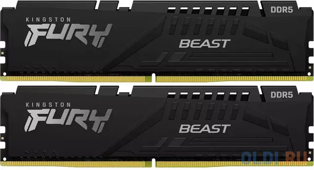 Оперативная память для компьютера Kingston Fury Beast DIMM 32Gb DDR5 6000 MHz KF560C36BBE2K2-32
