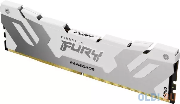 Оперативная память для компьютера Kingston Fury Renegade White DIMM 16Gb DDR5 8000 MHz KF580C38RW-16