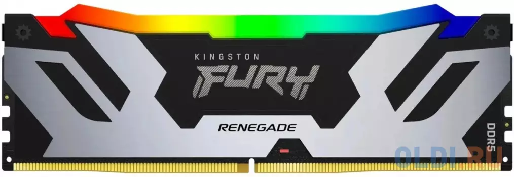 Оперативная память для компьютера Kingston Fury Renegade Silver RGB DIMM 48Gb DDR5 6400 MHz KF564C32RSA-48
