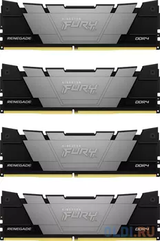 Оперативная память для компьютера Kingston Fury Renegade DIMM 128Gb DDR4 3600 MHz KF436C18RB2K4/128