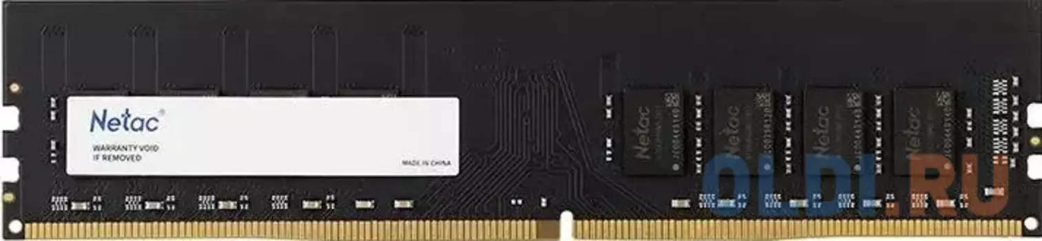 Оперативная память для компьютера Netac Basic DIMM 32Gb DDR4 3200 MHz NTBSD4P32SP-32J