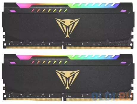 Оперативная память для компьютера Patriot Viper Steel RGB DIMM 16Gb DDR4 3200 MHz PVSR416G320C8K