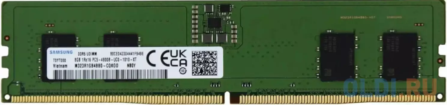 Оперативная память для компьютера Samsung M323R1GB4DB0-CWM DIMM 8Gb DDR5 5600 MHz M323R1GB4DB0-CWM