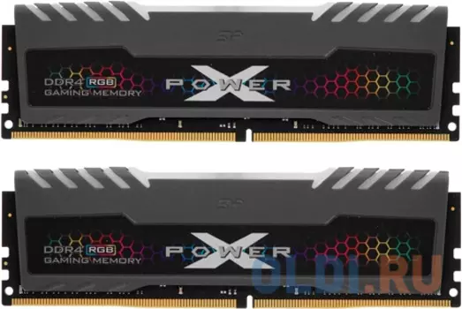 Оперативная память для компьютера Silicon Power XPower Turbine RGB DIMM 32Gb DDR4 3200 MHz SP032GXLZU320BDB