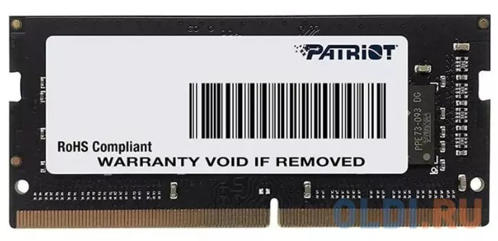 Оперативная память для ноутбука Patriot Signature Line SO-DIMM 16Gb DDR4 2666 MHz PSD416G266681S