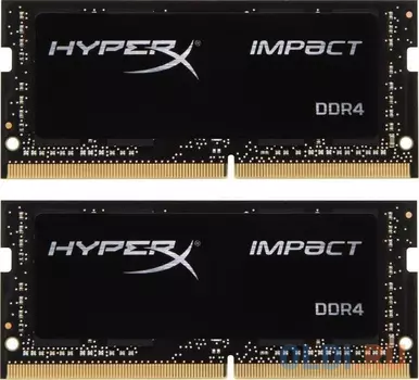 Оперативная память для ноутбука 32Gb (2x16Gb) PC4-23400 2933MHz DDR4 SO-DIMM CL17 Kingston HX429S17IBK2/32