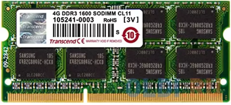 Оперативная память Transcend TS512MSK64V6N SO-DIMM 4Gb DDR3 1600MHz