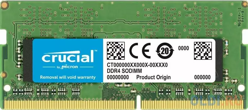 Оперативная память для ноутбука Crucial CT8G4SFRA266 SO-DIMM 8Gb DDR4 2666 MHz CT8G4SFRA266