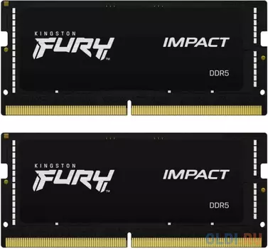 Оперативная память для ноутбука Kingston Fury Impact SO-DIMM 32Gb DDR5 4800 MHz KF548S38IBK2-32