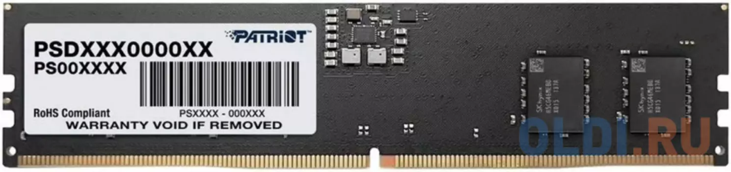Оперативная память для ноутбука Patriot Signature SO-DIMM 16Gb DDR5 5600 MHz PSD516G560081S