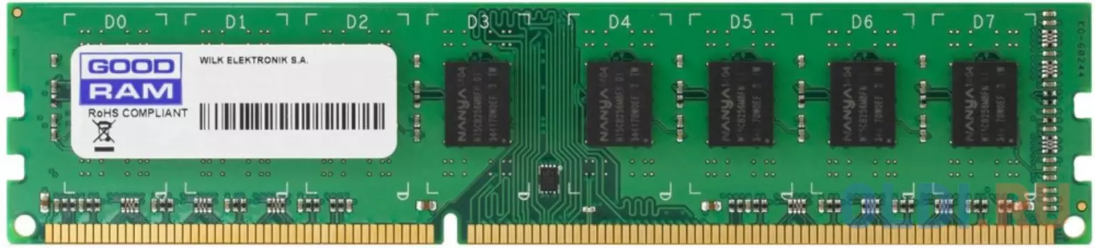 Оперативная память для компьютера Goodram W-MEM1600R3D416GLV DIMM 16Gb DDR3 1600MHz