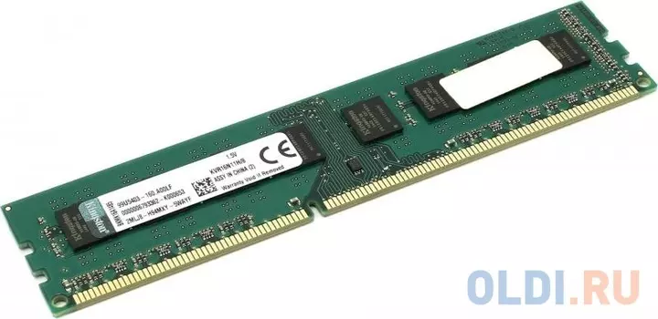 Оперативная память для компьютера Kingston KVR16N11H/8 DIMM 8Gb DDR3 1600MHz