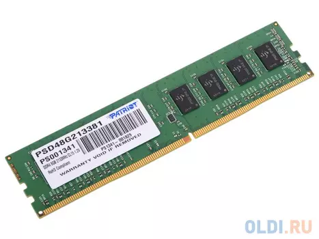 Оперативная память для компьютера Patriot PSD48G213381 DIMM 8Gb DDR4 2133MHz