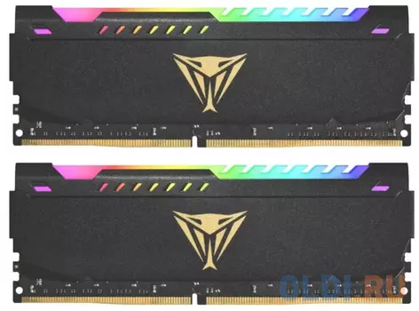 Оперативная память для компьютера Patriot Viper Steel RGB DIMM 32Gb DDR4 3600 MHz PVSR432G360C0K