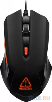 Оптическая игровая мышь с 6 программируемыми кнопками, оптический датчик Pixart, 4 уровня DPI и до 3