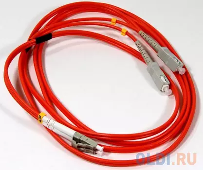Оптический шнур LC-SC,UPC,многомодовый,Duplex, VCOM 