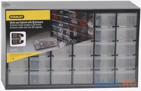 Органайзер STANLEY 1-93-980 вертикальный 30 мал. выдв. отдел. пластмассовый