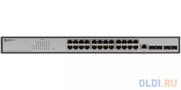 ORIGO OS3228/A1A Управляемый L2 коммутатор, 24x1000Base-T, 4x10GBase-X SFP+
