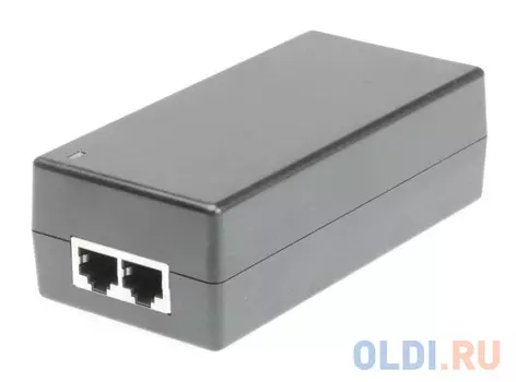 OSNOVO PoE-инжектор Gb Ethernet на 1 порт, мощностью до 65W, напряжение PoE - 52V(конт. 1,2,4,5(+), 3,6,7,8(-))