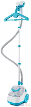 Отпариватель напольный Kitfort КТ-957 1500Вт белый/бирюзовый