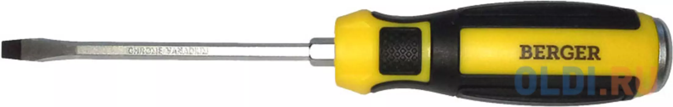 Отвертка BERGER BG1042 шлицевая 5.5x125мм