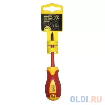 Отвертка BERGER BG1059 phillips pz1x80мм диэлектрическая до 1000В