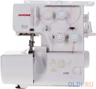 Оверлок Janome 210D белый