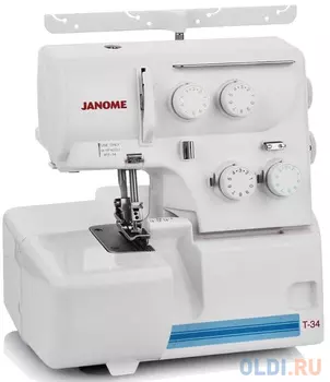 Оверлок Janome T34 белый