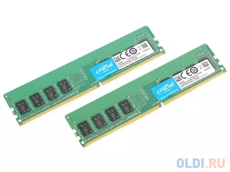 Оперативная память для компьютера Crucial CT2K8G4DFS824A DIMM 16Gb DDR4 2400MHz