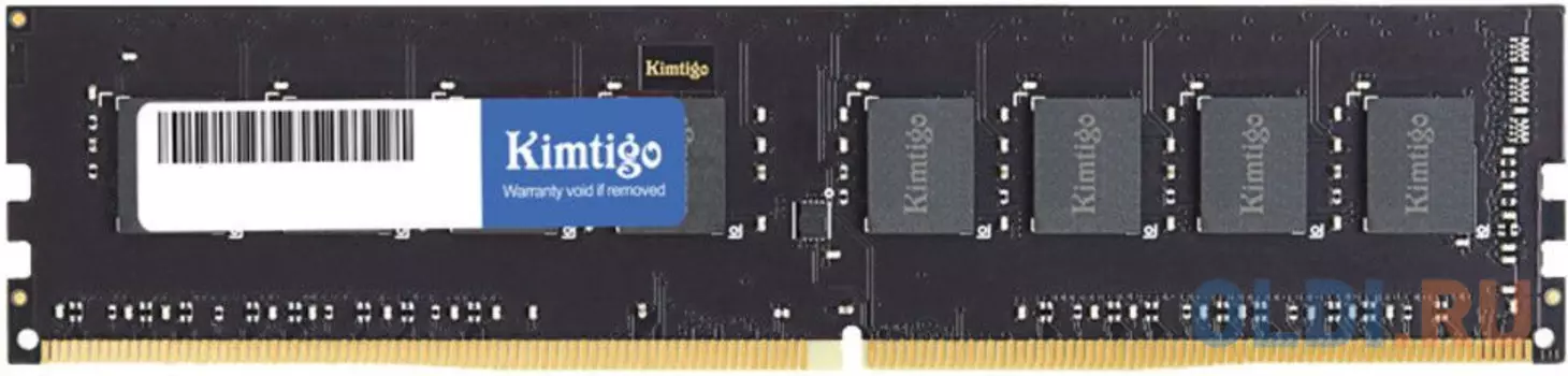 Память DDR4 8Gb 2666MHz Kimtigo KMKU8G8682666 RTL PC4-21300 CL19 DIMM 288-pin 1.2В single rank